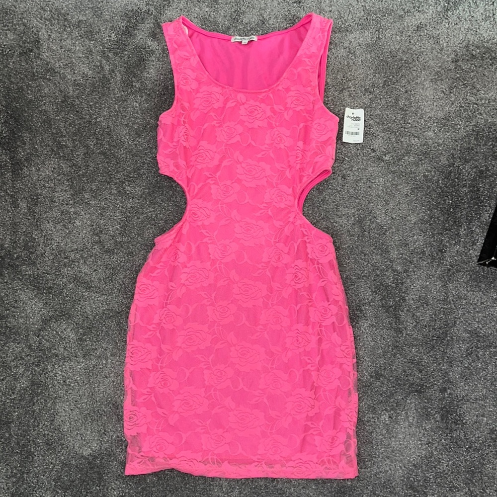 Charlotte Russe cut out lace dress size M